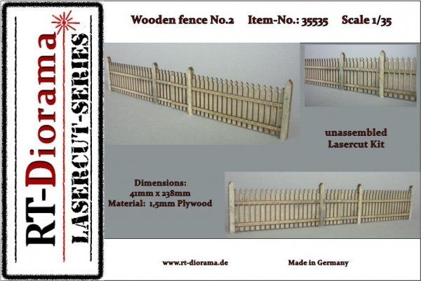 1:35 Wooden fence No.2
