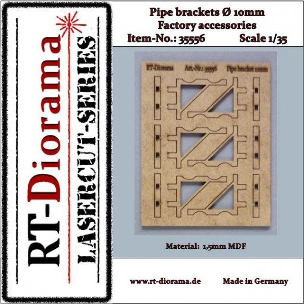 1:35 Pipe brackets (10mm)