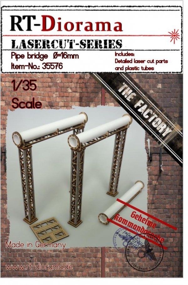 1:35 Pipe bridge D=16mm