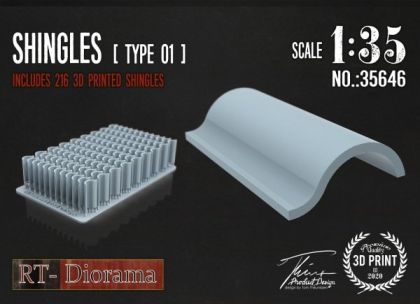 1:35 Shingles [Type 1] 216 pieces