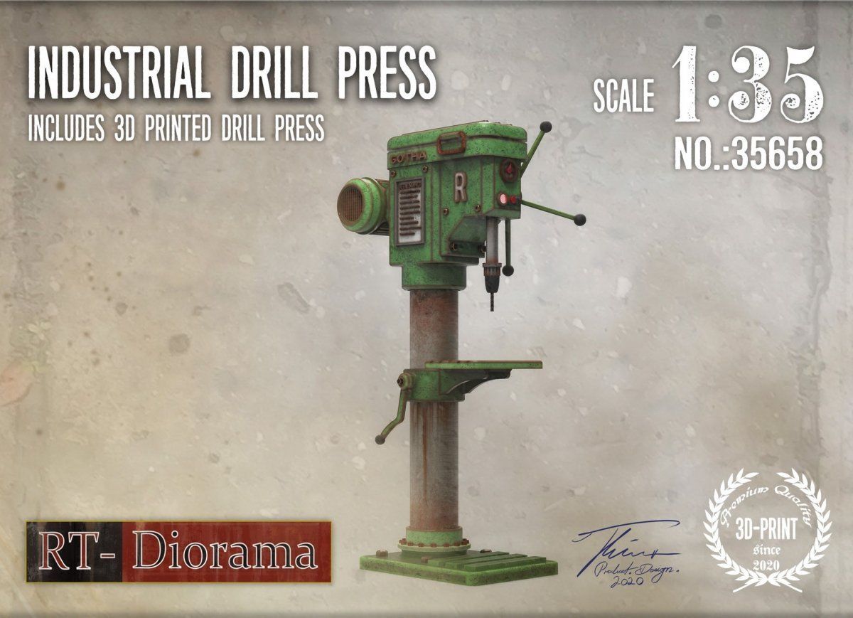 1:35 Industrial Drill Press