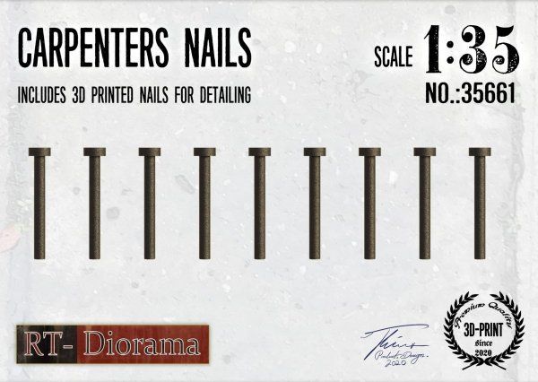 1:35 Carpenters Nails