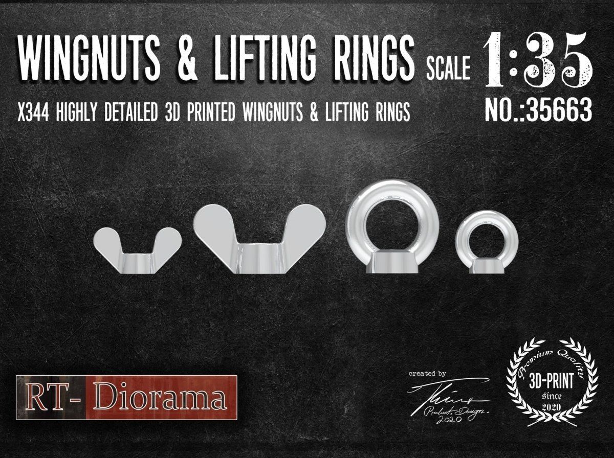 1:35 Wingnuts & Lifting Rings