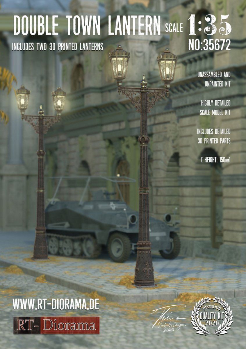 1:35 Double Town Lantern Set (2pcs.)