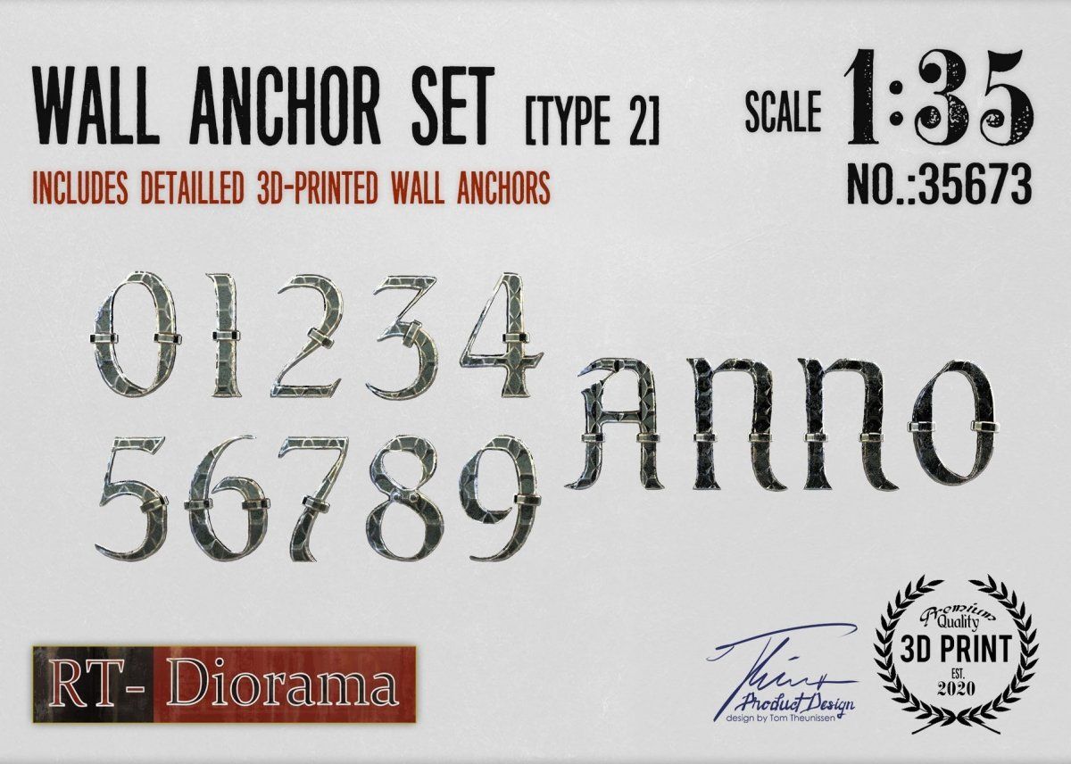 1:35 Wall Anchor Set [Type 2]