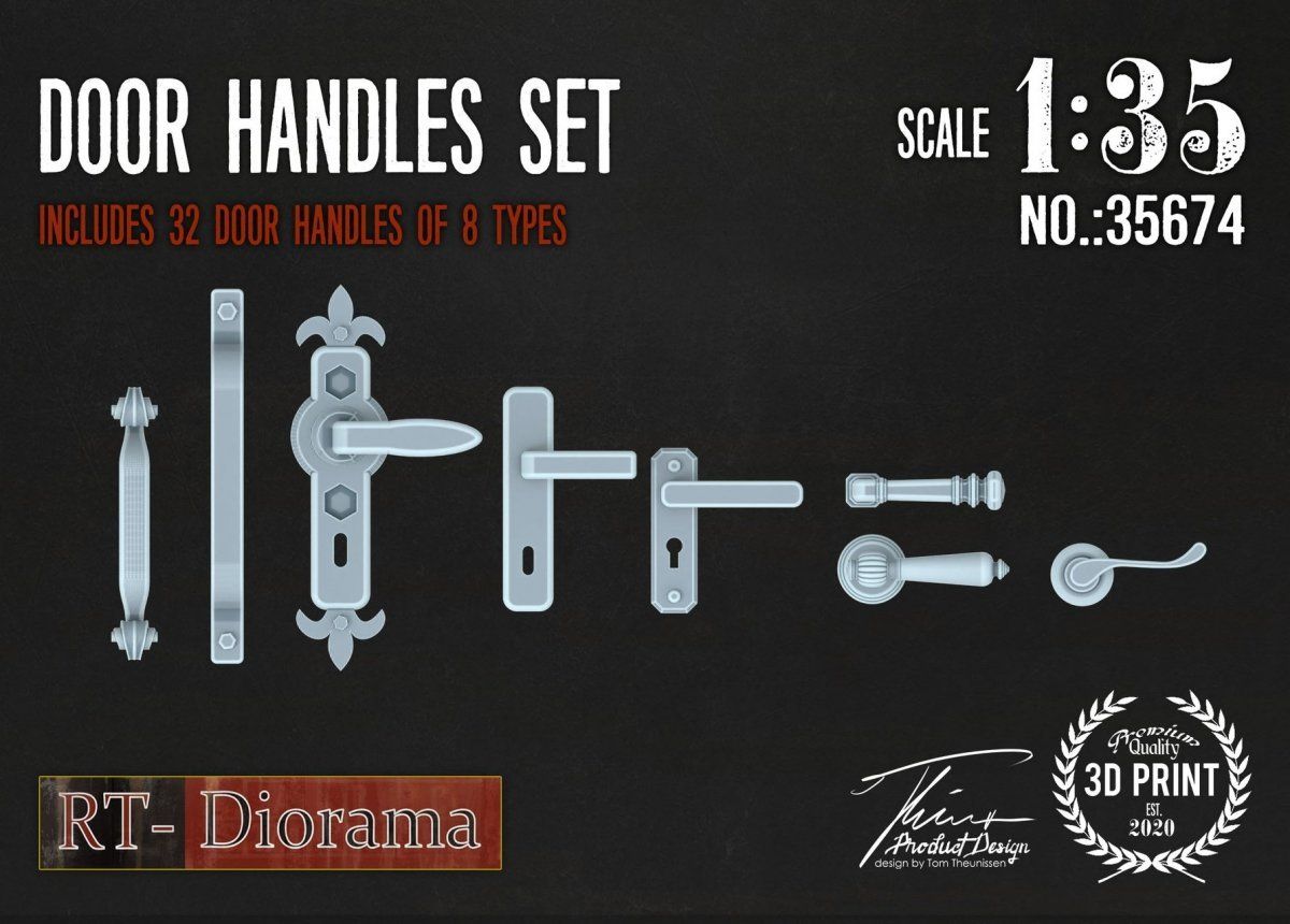 1:35 Door Handles Set