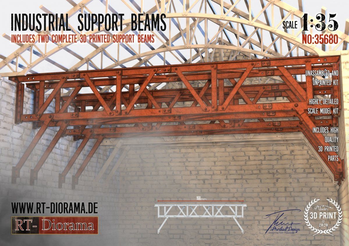 1:35 Industrial Support Beams
