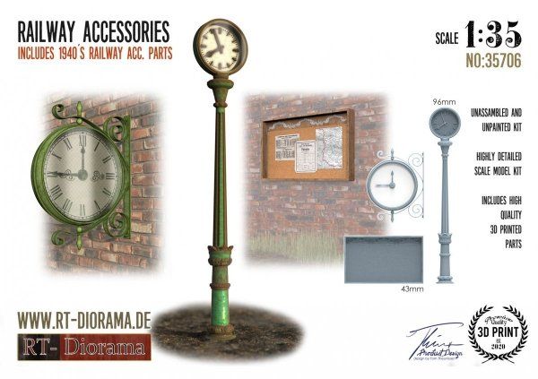 1:35 Railway Accessories