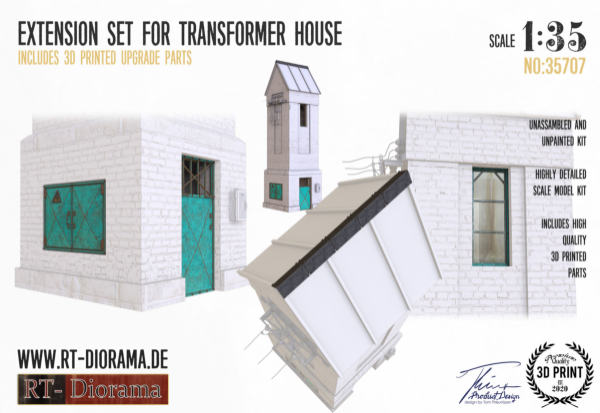 1:35 Extension Set Transformer House