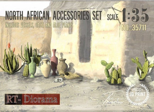 1:35 North African Accessories Set