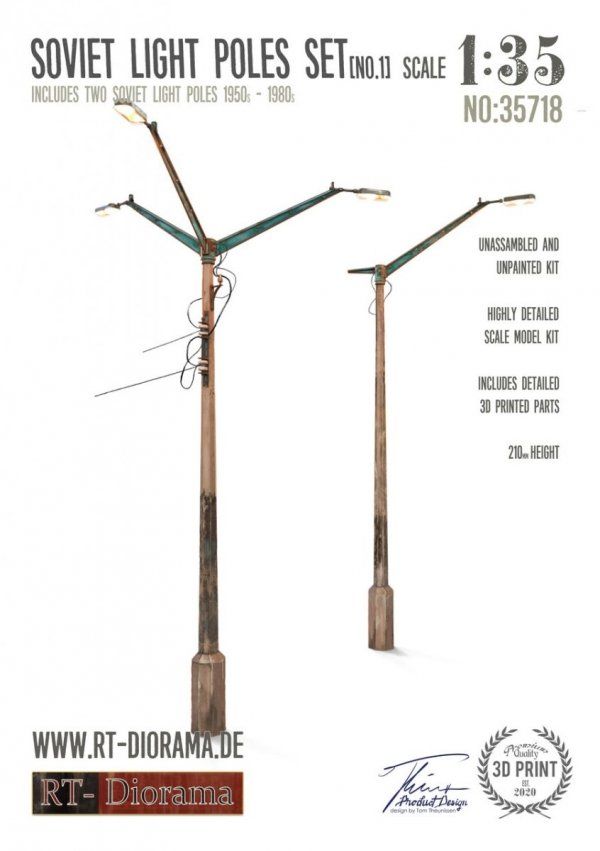 1:35 Soviet Light Poles Set No.1
