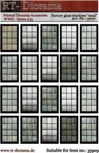 1:35 Printed Accessories: Factory glass windows 