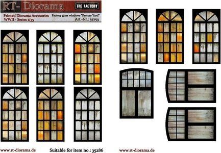 1:35 Printed Accessories: Factory glass windows 