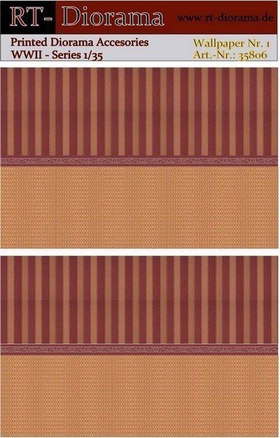 1:35 Printed Accessories: Wallpaper Nr.1