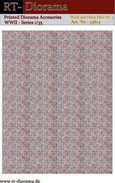 1:35 Printed Accessories: Wall and Floor Tiles Nr.3
