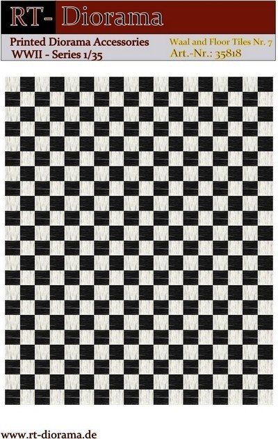 1:35 Printed Accessories: Wall and Floor Tiles Nr.7