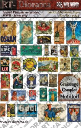 1:35 Printed Accessories: French Advertising Signs