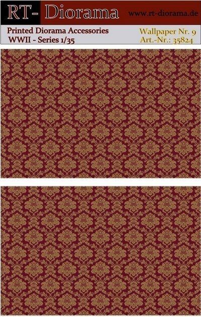 1:35 Printed Accessories: Wallpaper Nr.9