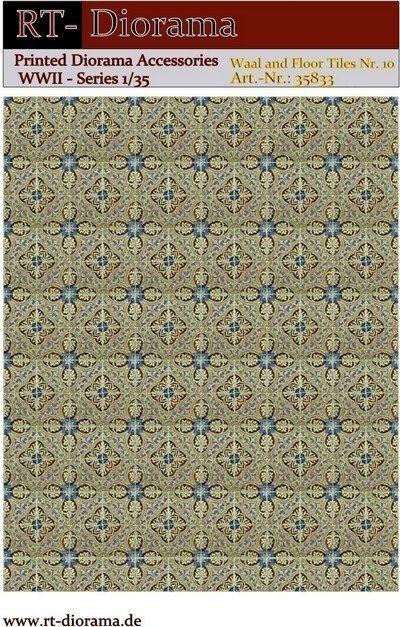 1:335 Printed Accessories: Wall and Floor Tiles Nr.10