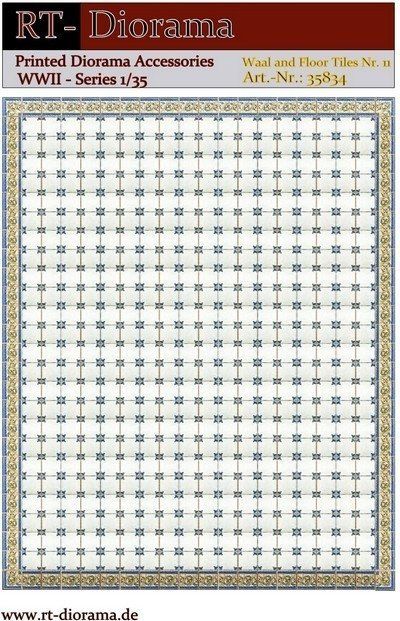 1:35 Printed Accessories: Wall and Floor Tiles Nr.11