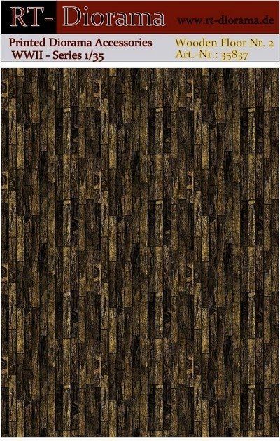 1:35 Printed Accessories: Wooden Floor Nr.2