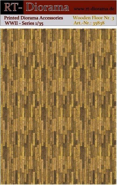1:35 Printed Accessories: Wooden Floor Nr.3