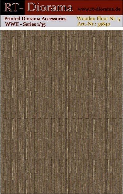 1:35 Printed Accessories: Wooden Floor Nr.5