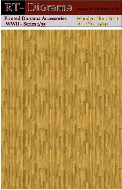 1:35 Printed Accessories: Wooden Floor Nr.6