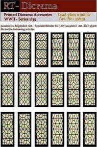 1:35 Printed Accessories: Lead-glass windows