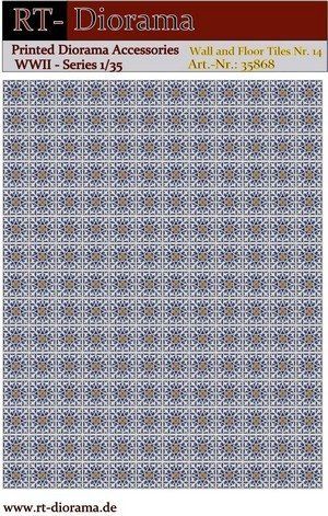 1:35 Printed Accessories: Wall and Floor Tiles Nr.14