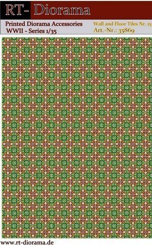 1:35 Printed Accessories: Wall and Floor Tiles Nr.15