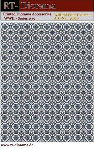 1:35 Printed Accessories: Wall and Floor Tiles Nr.16