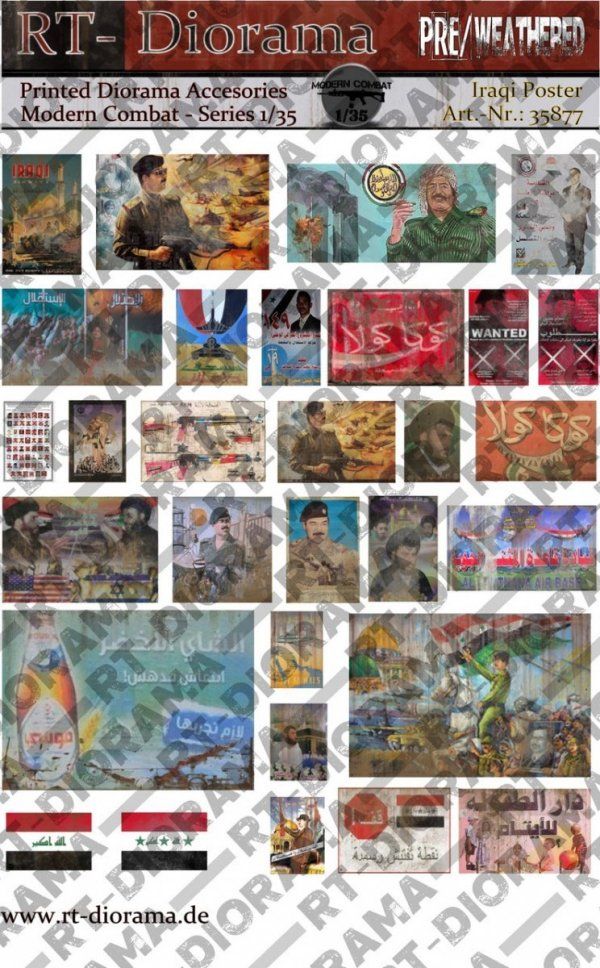 1:35 Printed Accessories: Iraqi Posters