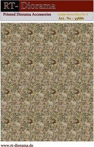 1:35 Printed Accessories: Granite brown Floor Nr.8