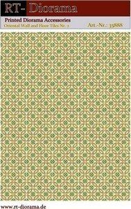 1:35 Printed Accessories: Oriental Wall and Floor Tiles Nr.2