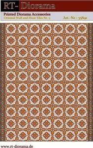1:35 Printed Accessories: Oriental Wall and Floor Tiles Nr.5
