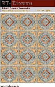 1:35 Printed Accessories: Oriental Wall and Floor Tiles Nr.6