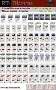 1:35 Printed Accessories: American Newspapers