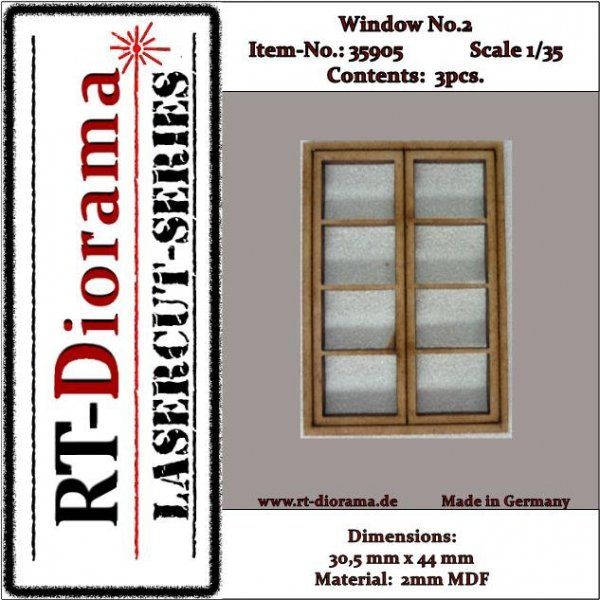 1:35 Window No.: 2 (3 pcs)