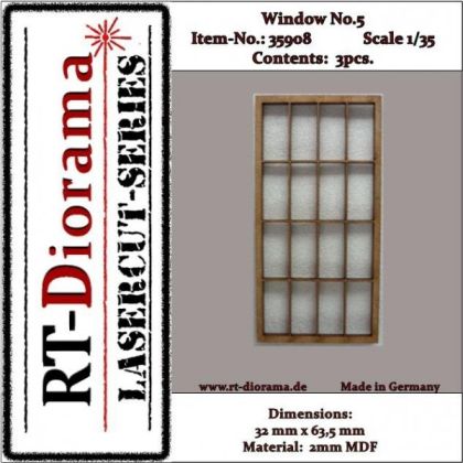 1:35 Window No.: 5 (3 pcs)