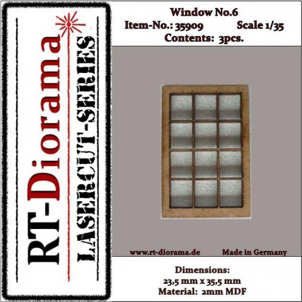 1:35 Window No.: 6 (3 pcs)