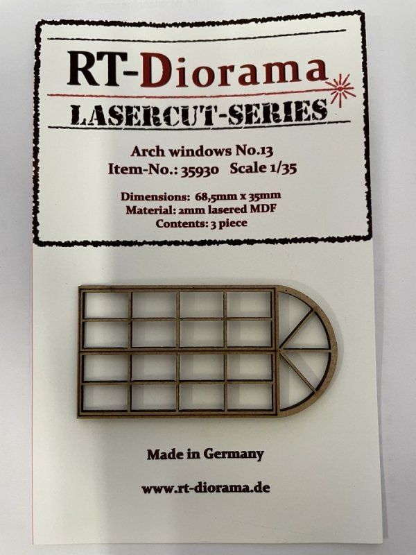 1:35 Arch windows No.13
