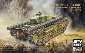 1:35 Churchill Avre with Snake Launcher