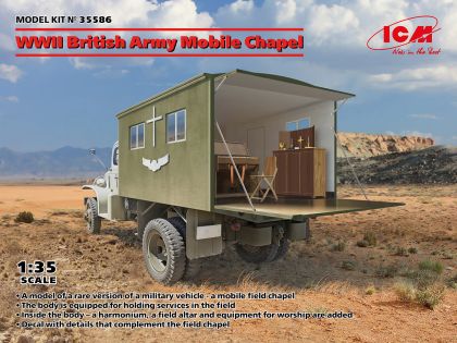 1:35 WWII British Army Mobile Chapel