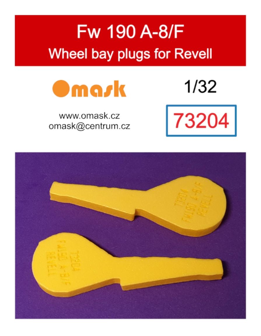1:32 Fw 190 A-8/F wheel bay plugs (for Revell)