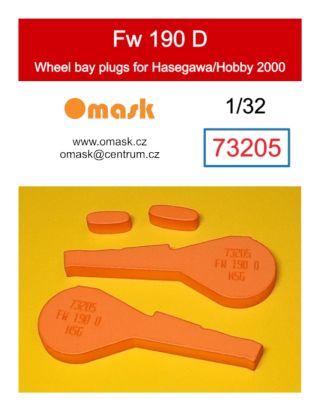 1:32 Fw 190 D wheel bay plugs (for Hasegawa/Hobby 2000)