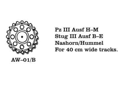 1:35 Pz III Ausf H-M, Stug III Ausf B-E, Nashorn/Hummel