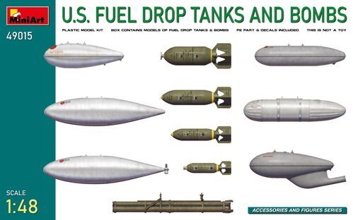 1:48 U.S. FUEL DROP TANKS AND BOMBS