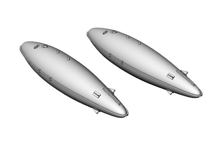 1:72 150 gal fuel droptank USN/USMC WWII/Korean war