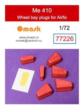 1:72 Me 410 wheel bay plugs (for Airfix)